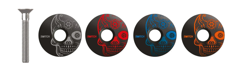SWITCH - TAPA SUPERIOR DE ALEACIÓN CON CALAVERA SWITCH