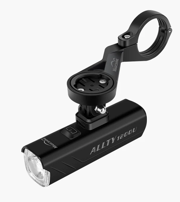 Luz Delantera Magicshine ALLTY 1200U USB-C LED blanca con mando a distancia y soporte frontal para manillar
