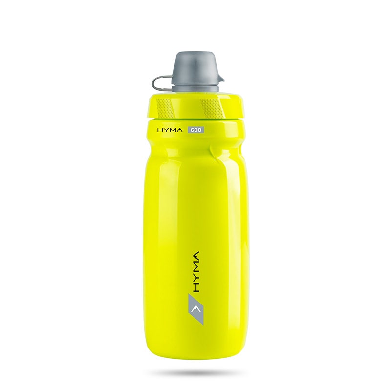 Bidon HYMA 600ml limonkowy z osłoną na korek