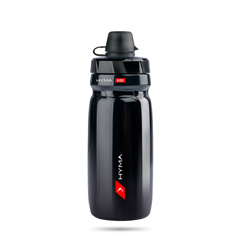 Gourde HYMA 600ml Noir avec Protection de Bouchon
