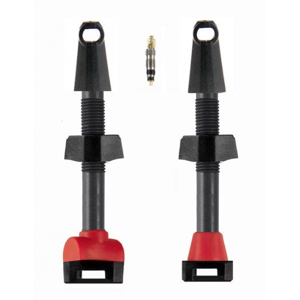Para wentyli Presta Tubeless z włókna węglowego - 45mm