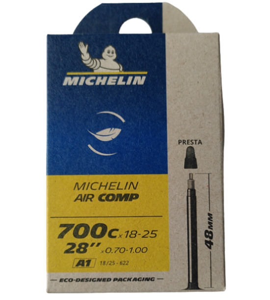 Chambre à air Michelin Air Comp 700x18-25 Valve Presta 48mm