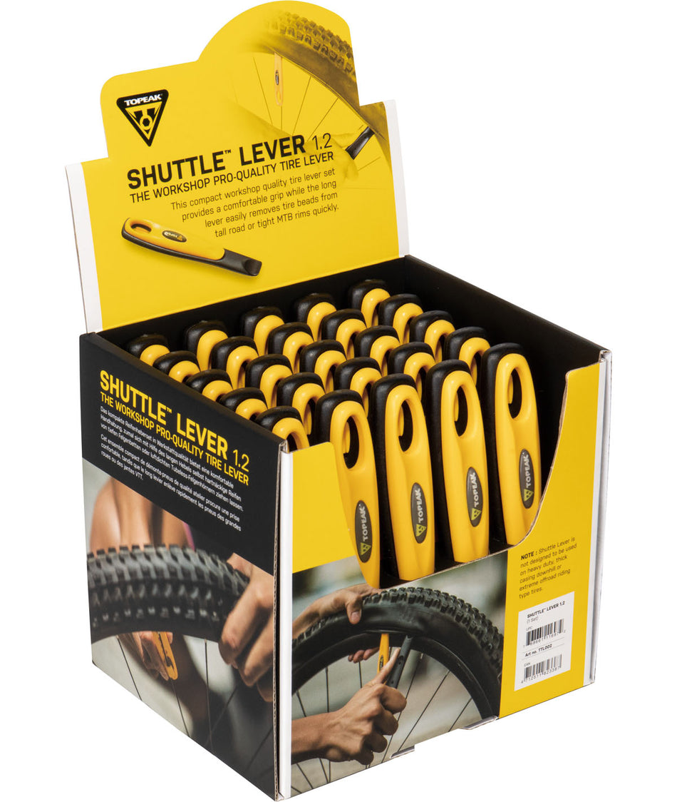 SHUTTLE LEVER 1.2 Topeak Theken-Displaybox 25 Sets