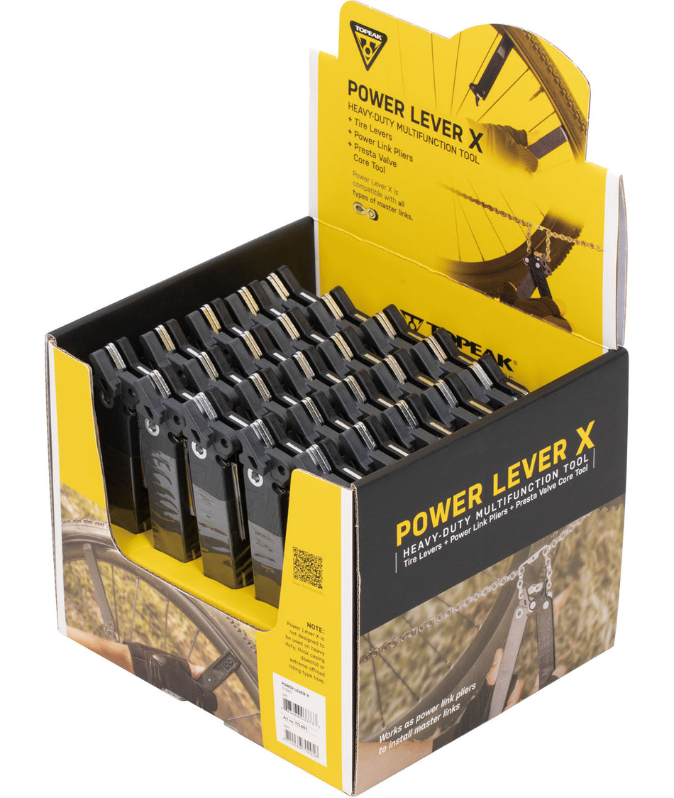 Présentoir de comptoir Topeak Power Lever X 25 sets
