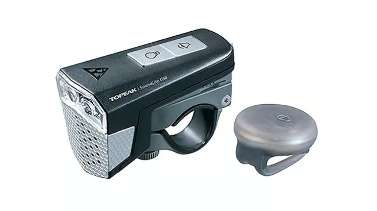 Luz delantera con sensor de sonido Topeak SoundLite Usb