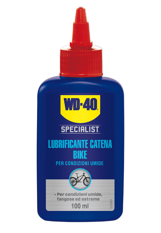 Lubrifiant chaîne vélo WD-40 Specialist pour conditions humides 100ml