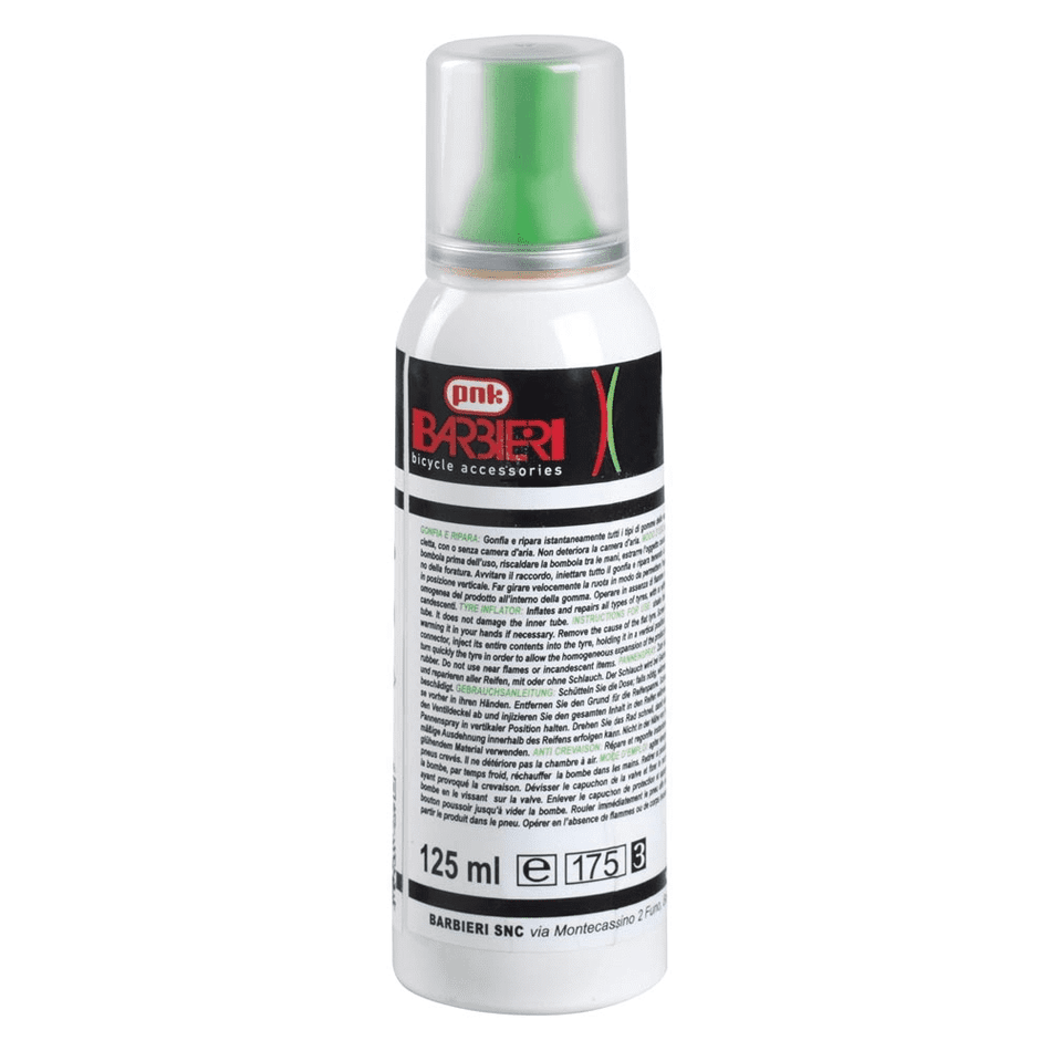 Bombe Gonflante et Réparatrice Barbieri 125 ml avec Raccord Rapide